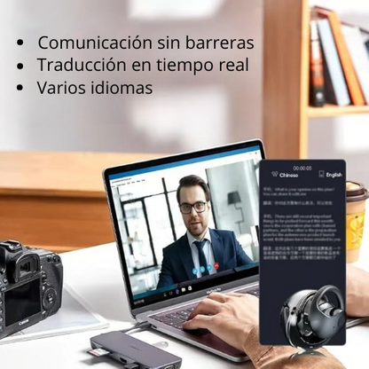 AURICULAR TRADUCTOR DE 114 IDIOMAS EN TIEMPO REAL
